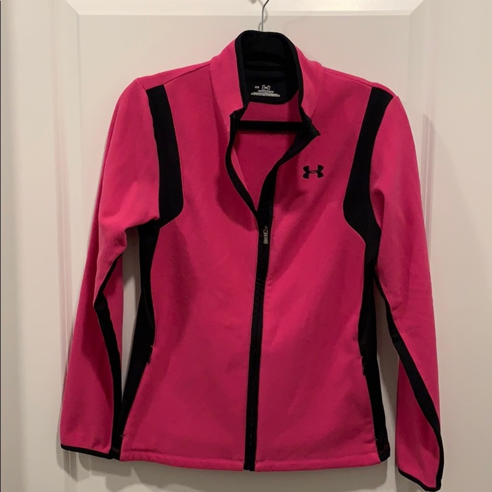 Under Armour Pink and Black Women's Hoodie